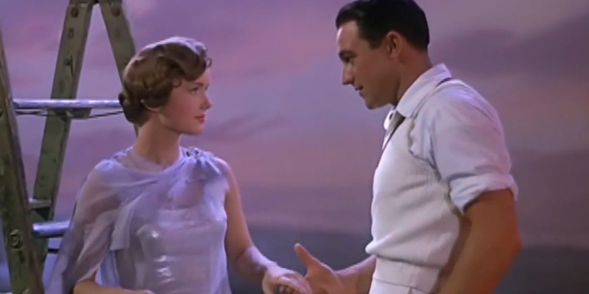 Debbie Reynolds and Gene Kelly in Singin in the Rain