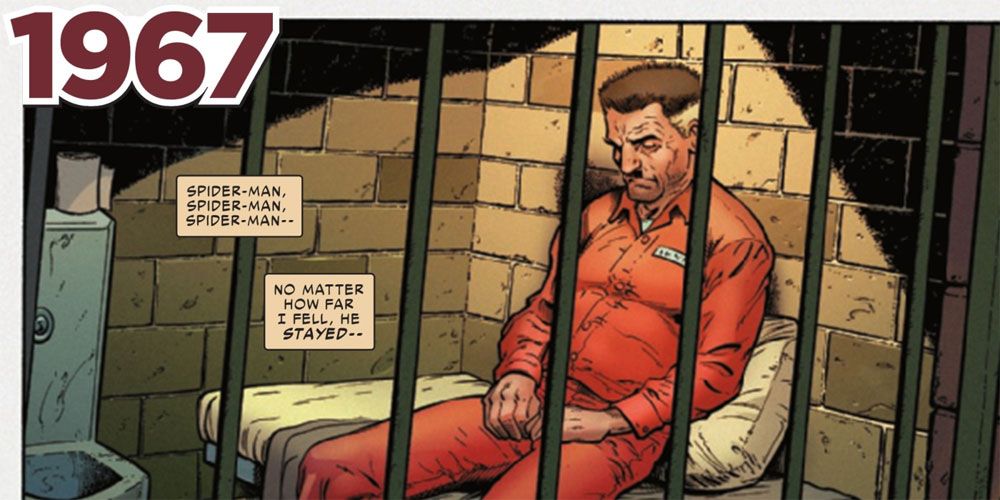 jameson in prison spider man life story