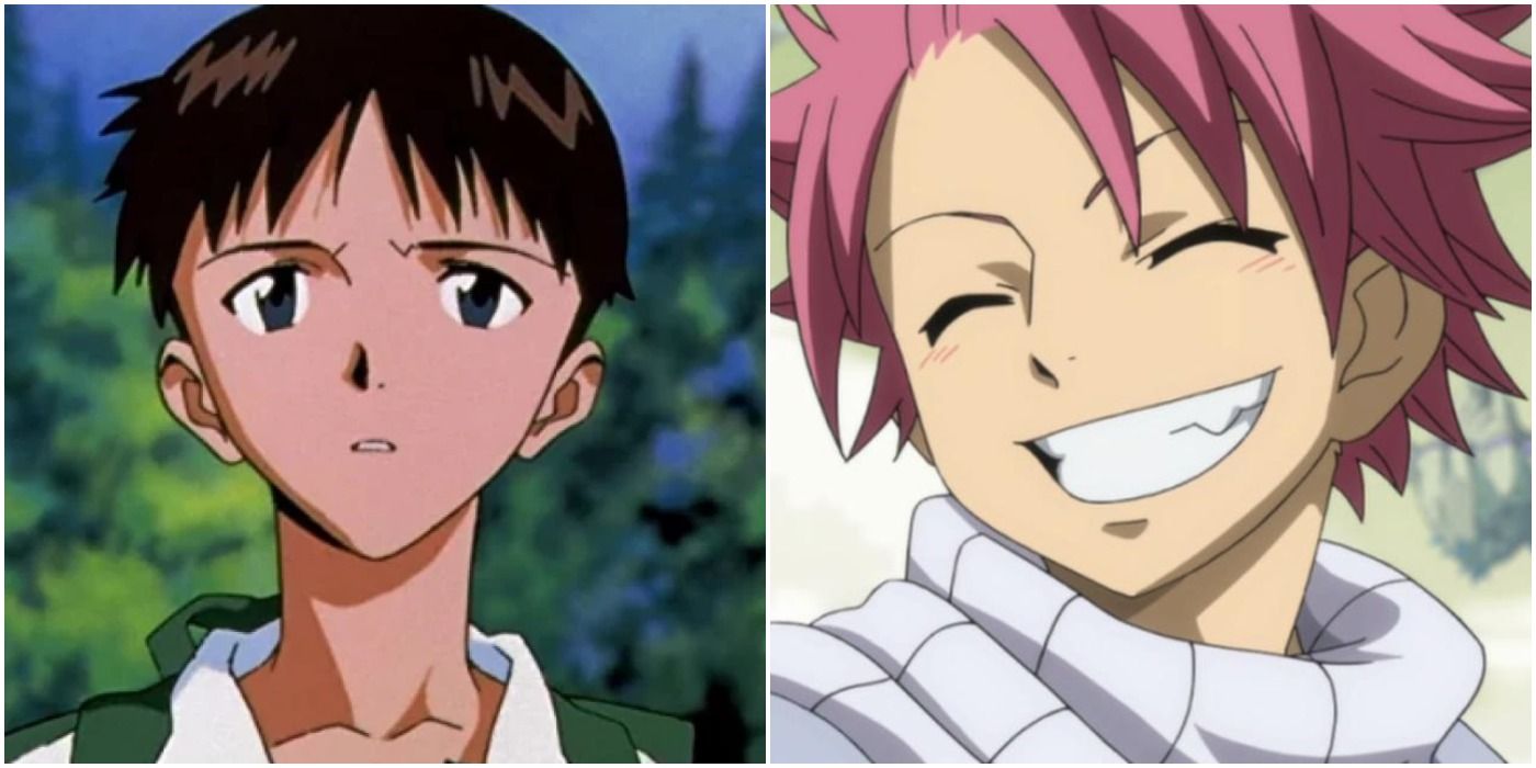 Split image of Shinji and Natsu