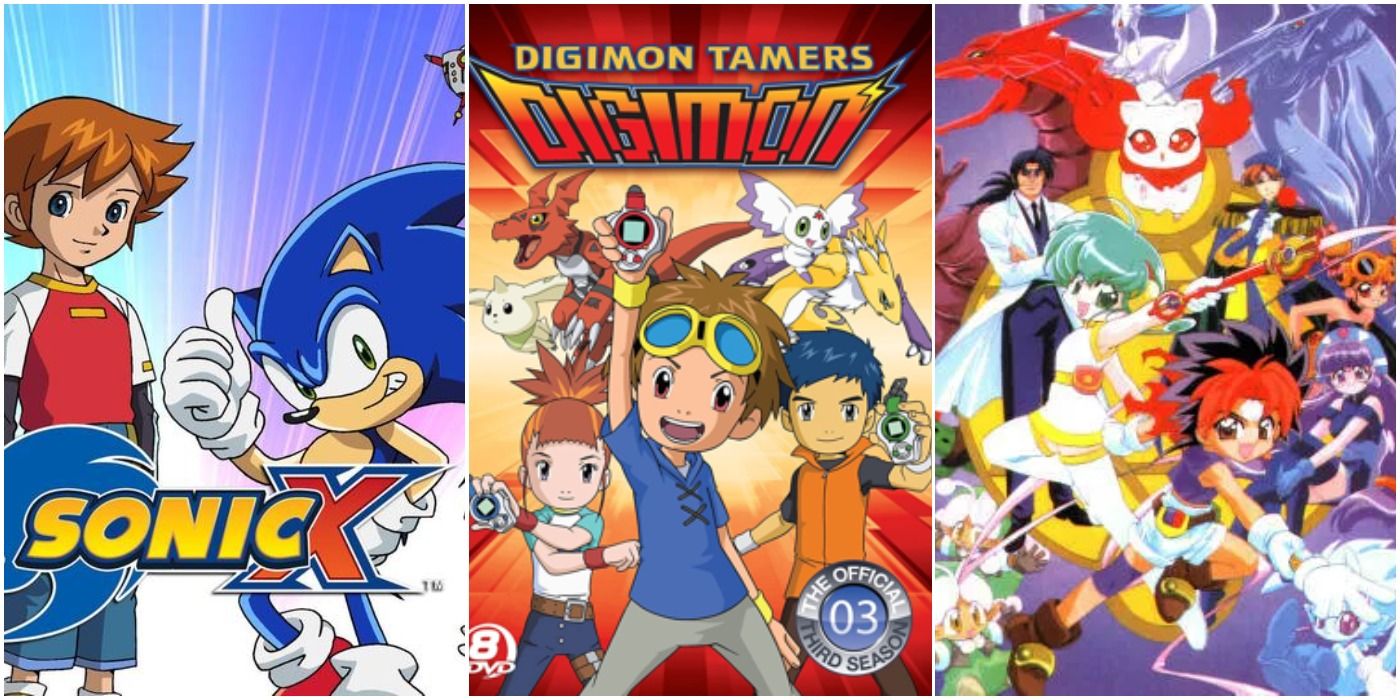 Nostalgic Kids Anime featuring Digimon, Sonic X, and Mon Colle Knights