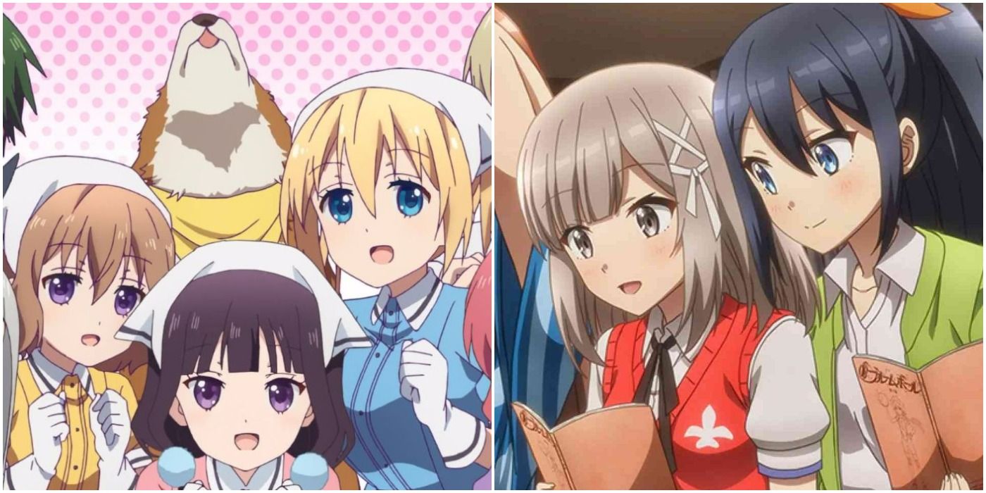 Cast of Blend S and the cast of CUE!