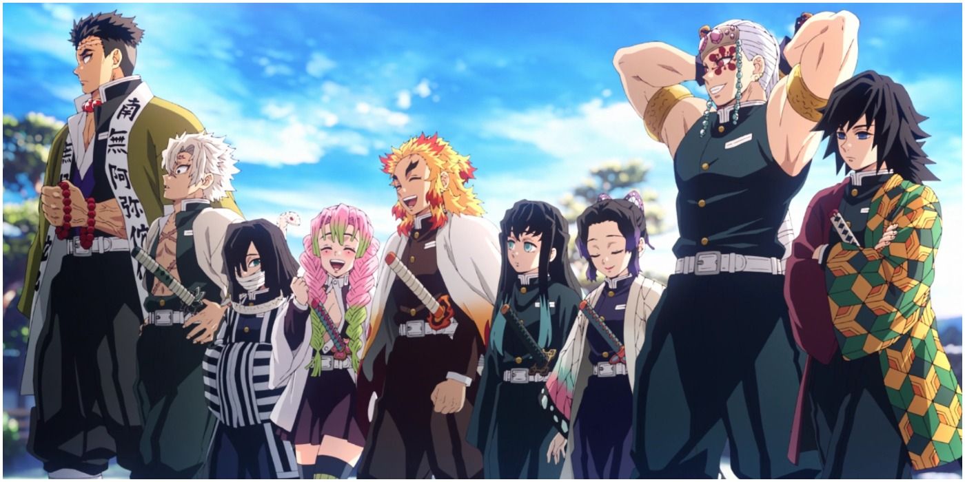Demon Slayer - all the Hashira together as a group