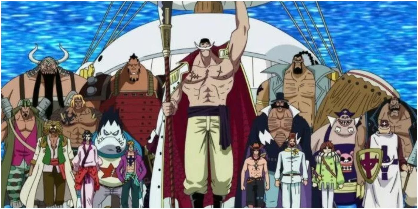 The Whitebeard Pirates in One Piece.