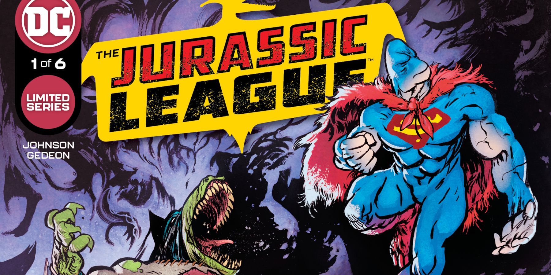 superman and batman in the jurassic league