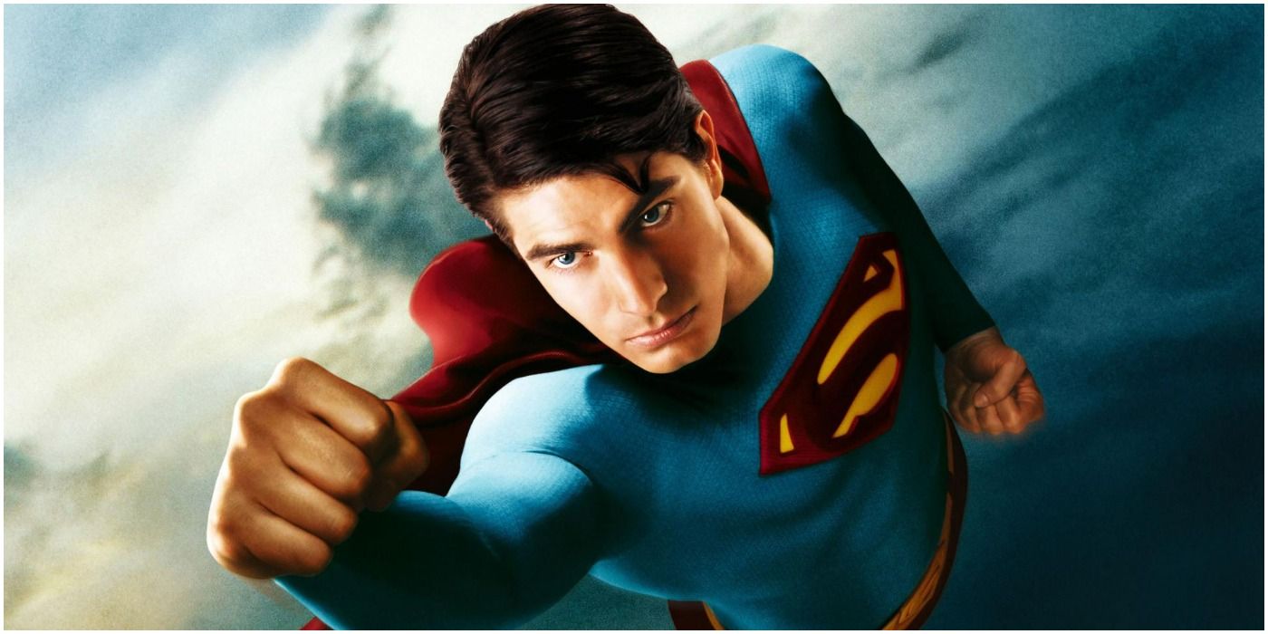 Brandon Routh as Flying Superman in Superman Returns