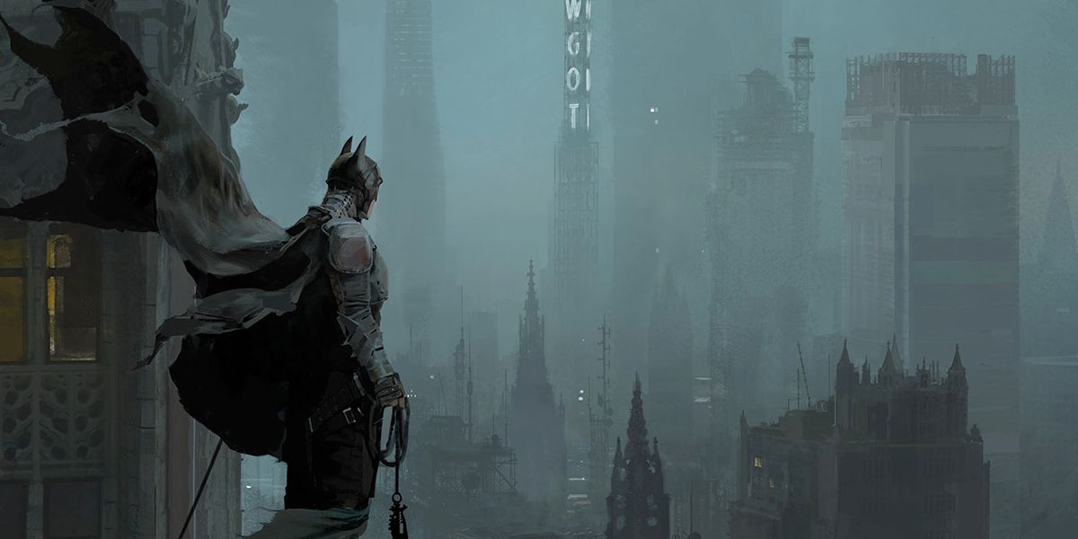 The Batman Concept Art Shows the Beauty and Despair of Gotham City
