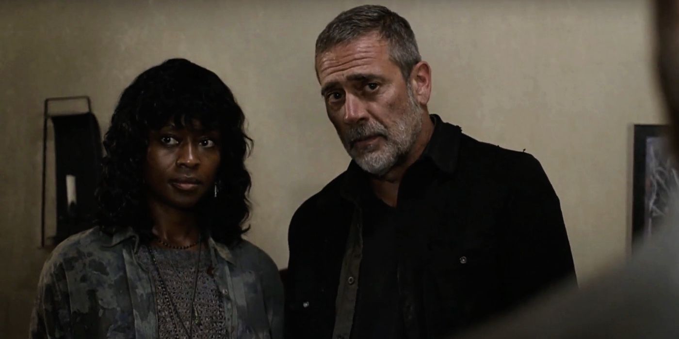 Annie and Negan in The Walking Dead 