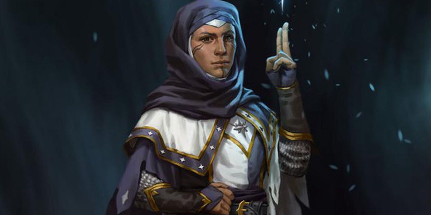 A Twilight Domain Cleric from dnd 5e.