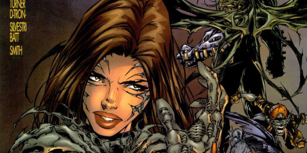 Witchblade cover in Image Comics with Sara Pezzini