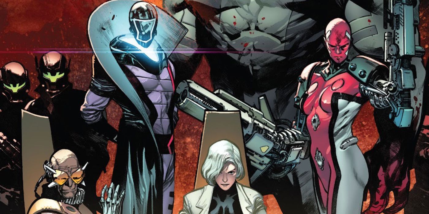 The Orchis Initiative from X-Men #9 gathered together in Marvel Comics