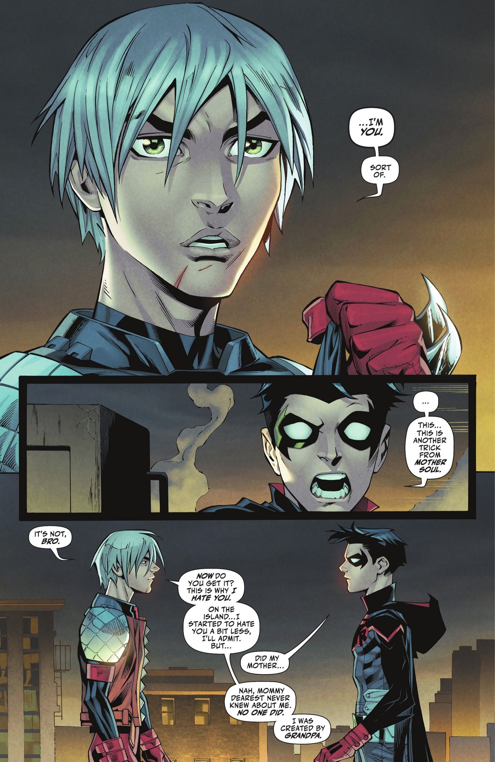 Damian Wayne Learns [SPOILER] Is His Brother in Robin #13