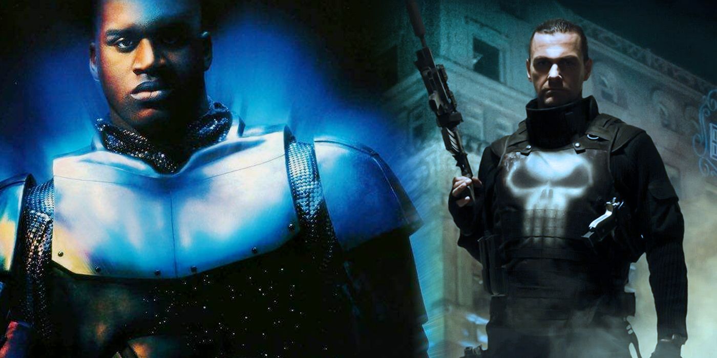 Steel and Punisher: War Zone split image