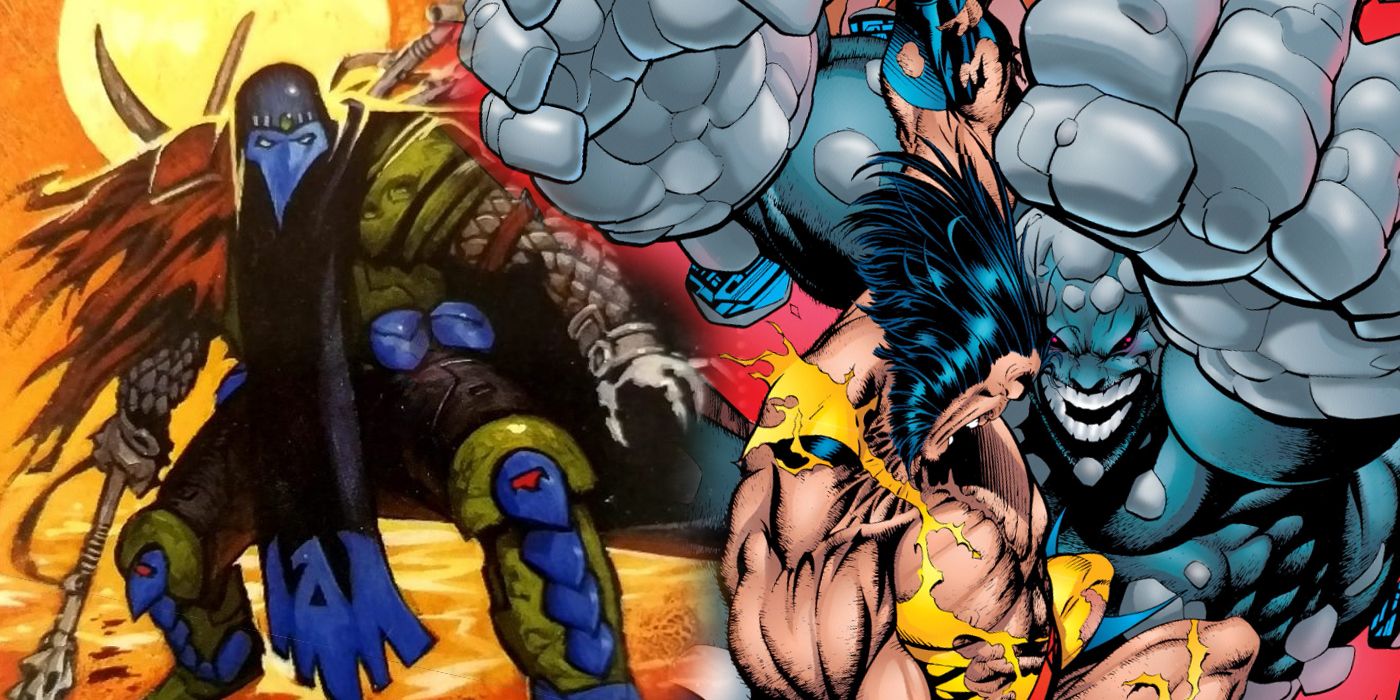 X-Cutioner, Wolverine and Post split image