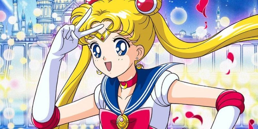 90s Sailor Moon Does Her Signature Move
