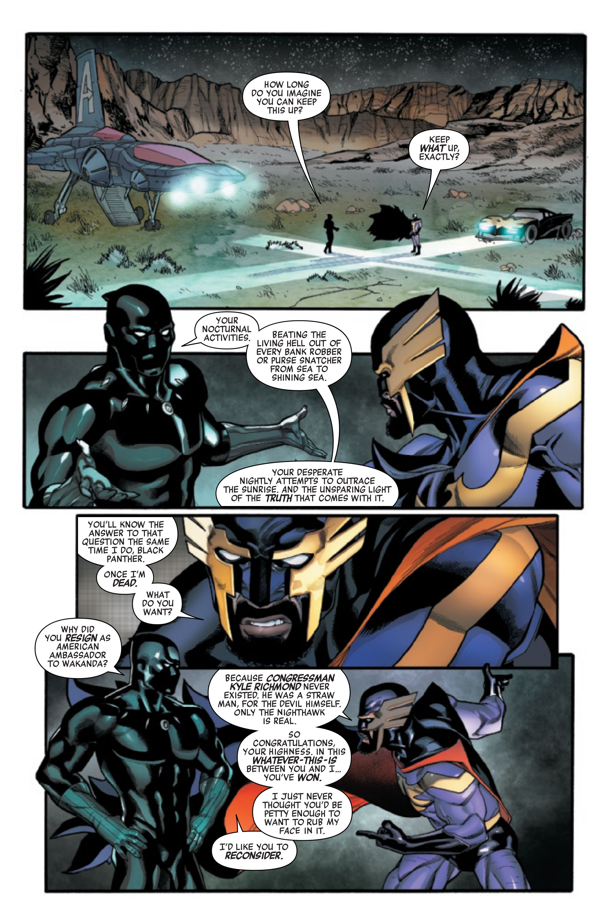 Black Panther and Marvel's Batman Declare War on Mephisto