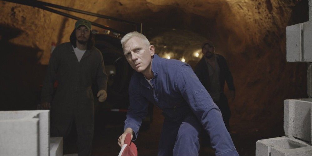 Adam Driver, Daniel Craig, and Channing Tatum in Logan Lucky