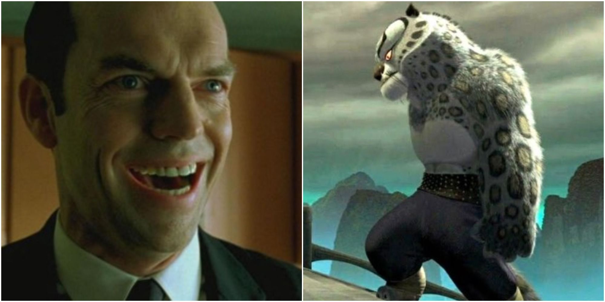 Agent Smith and Tai Lung