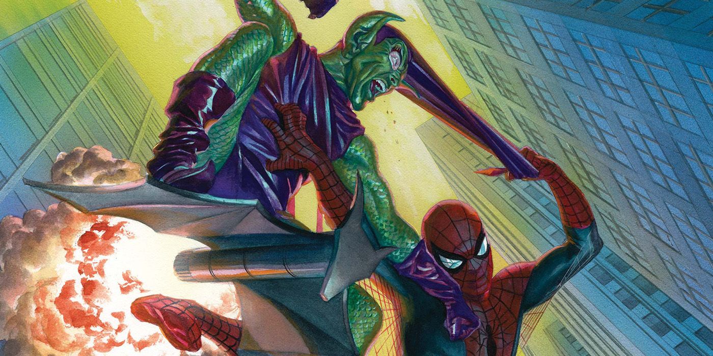 Spider-Man fights against Green Goblin