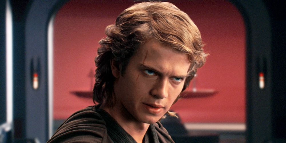 Anakin Skywalker talks to Palpatine in Star Wars: Episode III - Revenge of the Sith