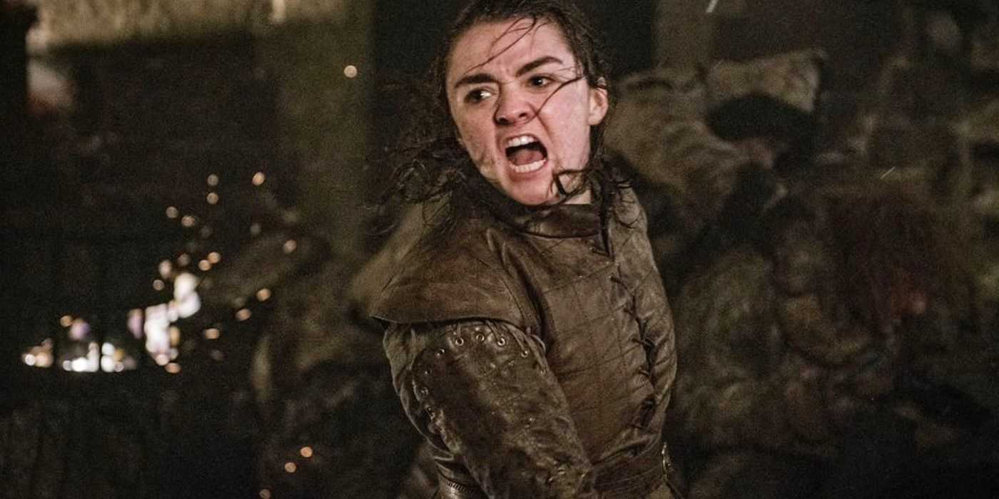 Arya Stark in the Battle of Winterfell Game of Thrones