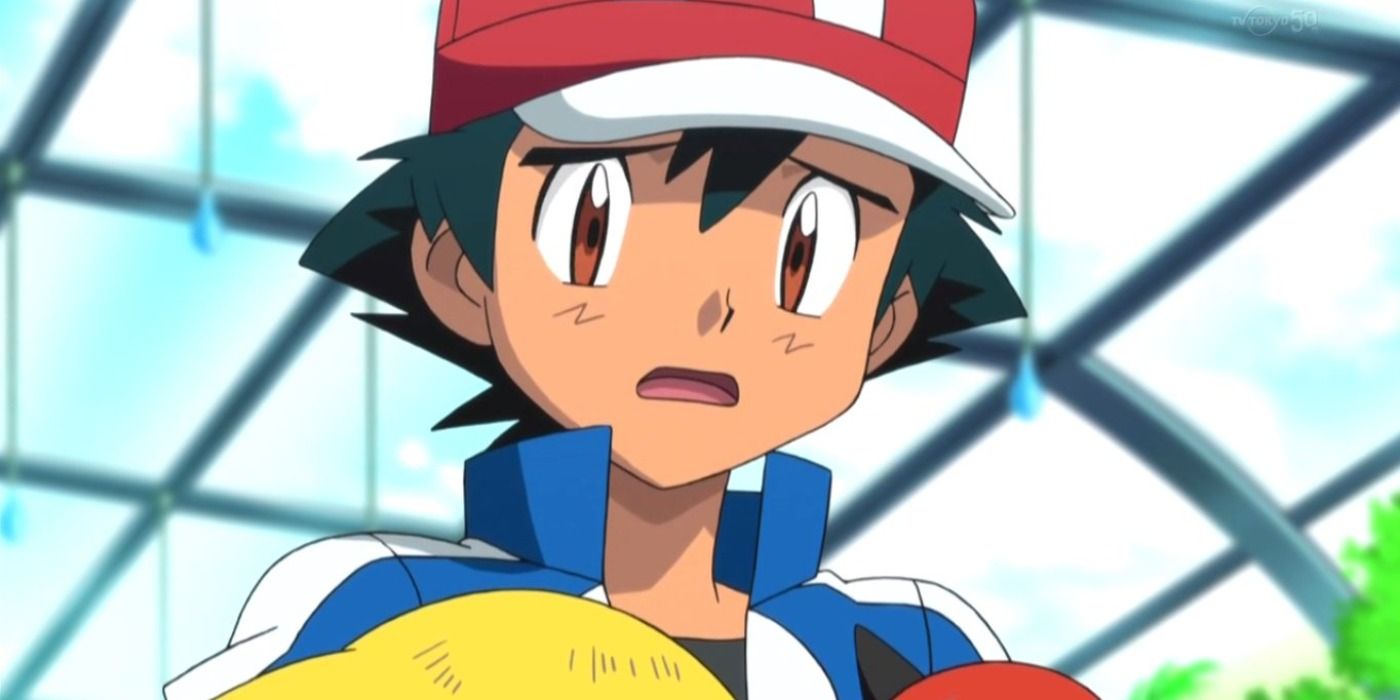Ash Ketchum loses a gym battle in the Pokemon anime.