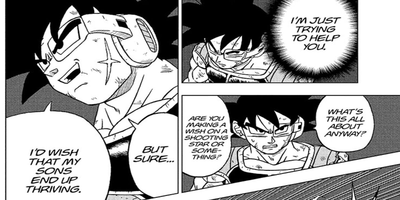 Bardock wishes that his sons would thrive in Chapter 83 of the Dragon Ball Super manga