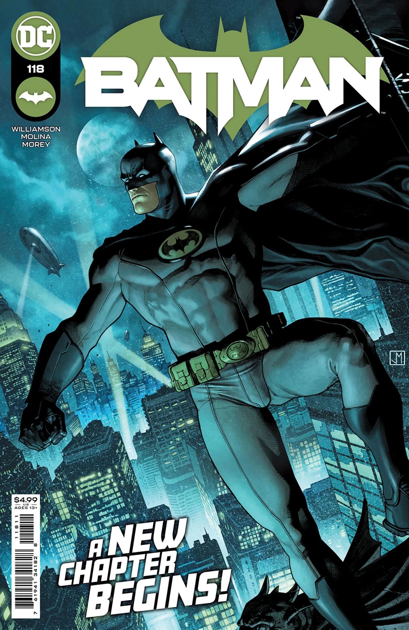Batman 118 Cover and Logo