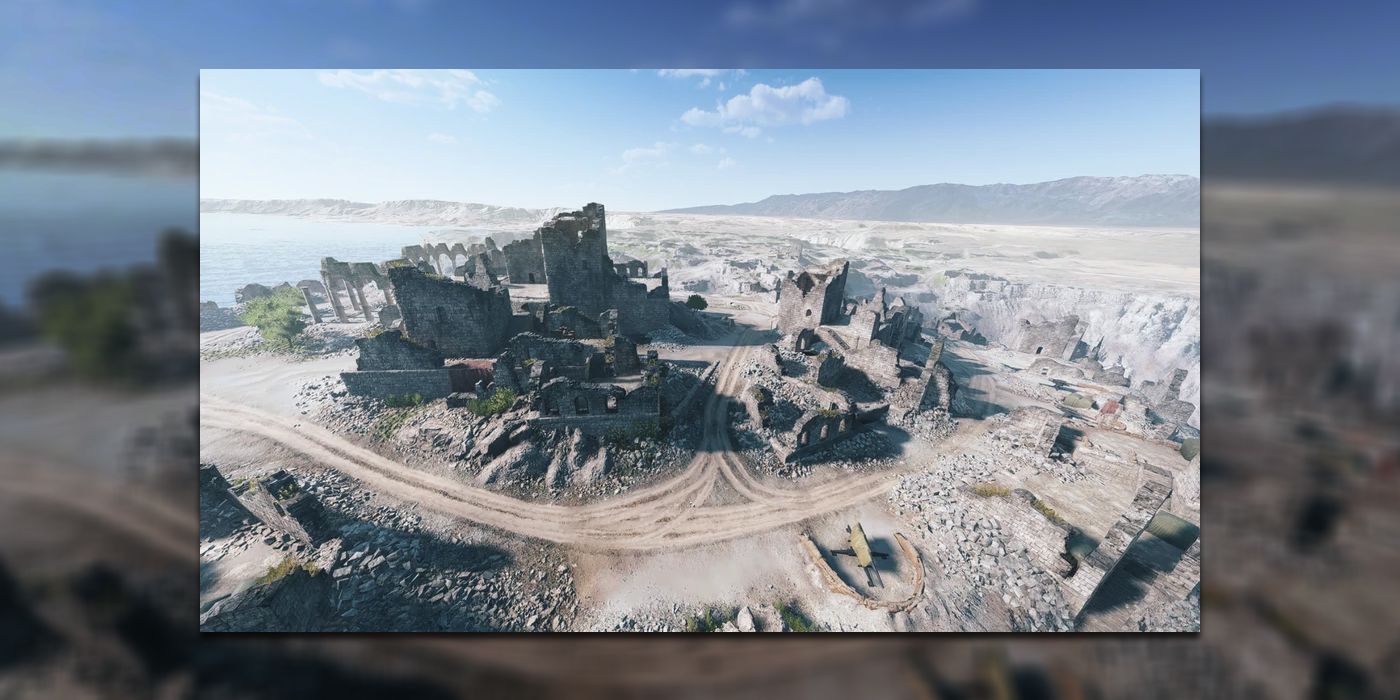 Ruins found on the map Hamada in Battlefield 5.