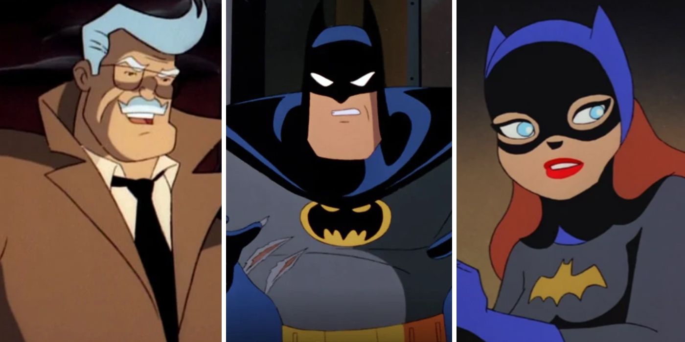Batman, Batgirl, and Gordon are some of the most courageous BTAS characters