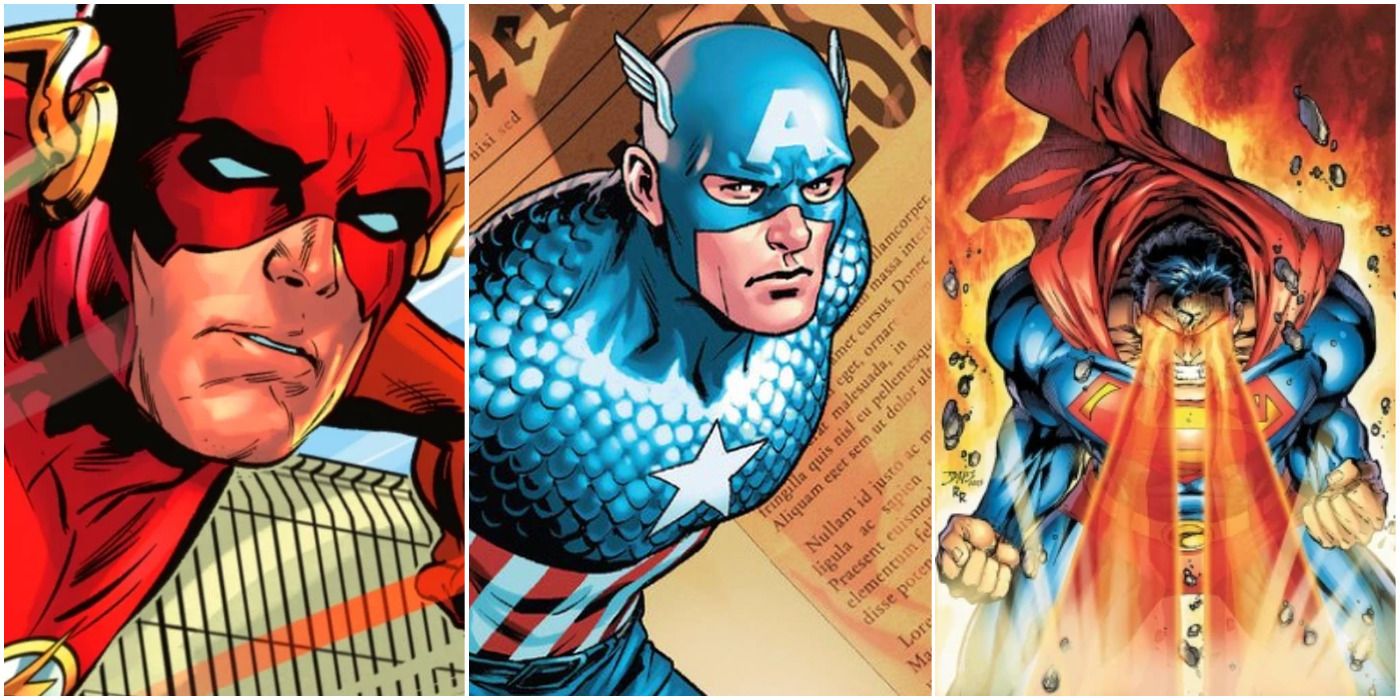 Wally West, Captain America, Superman
