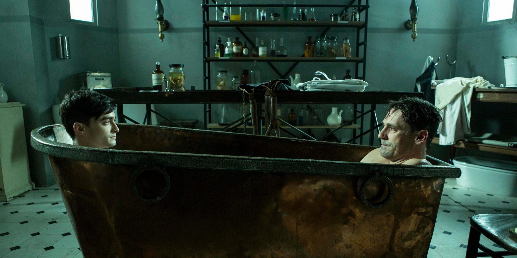 Daniel Radcliffe Jon Hamm In Young Doctor's Notebook