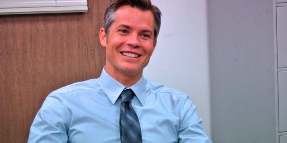 Timothy Olyphant as Danny Cordray smiling in The Office