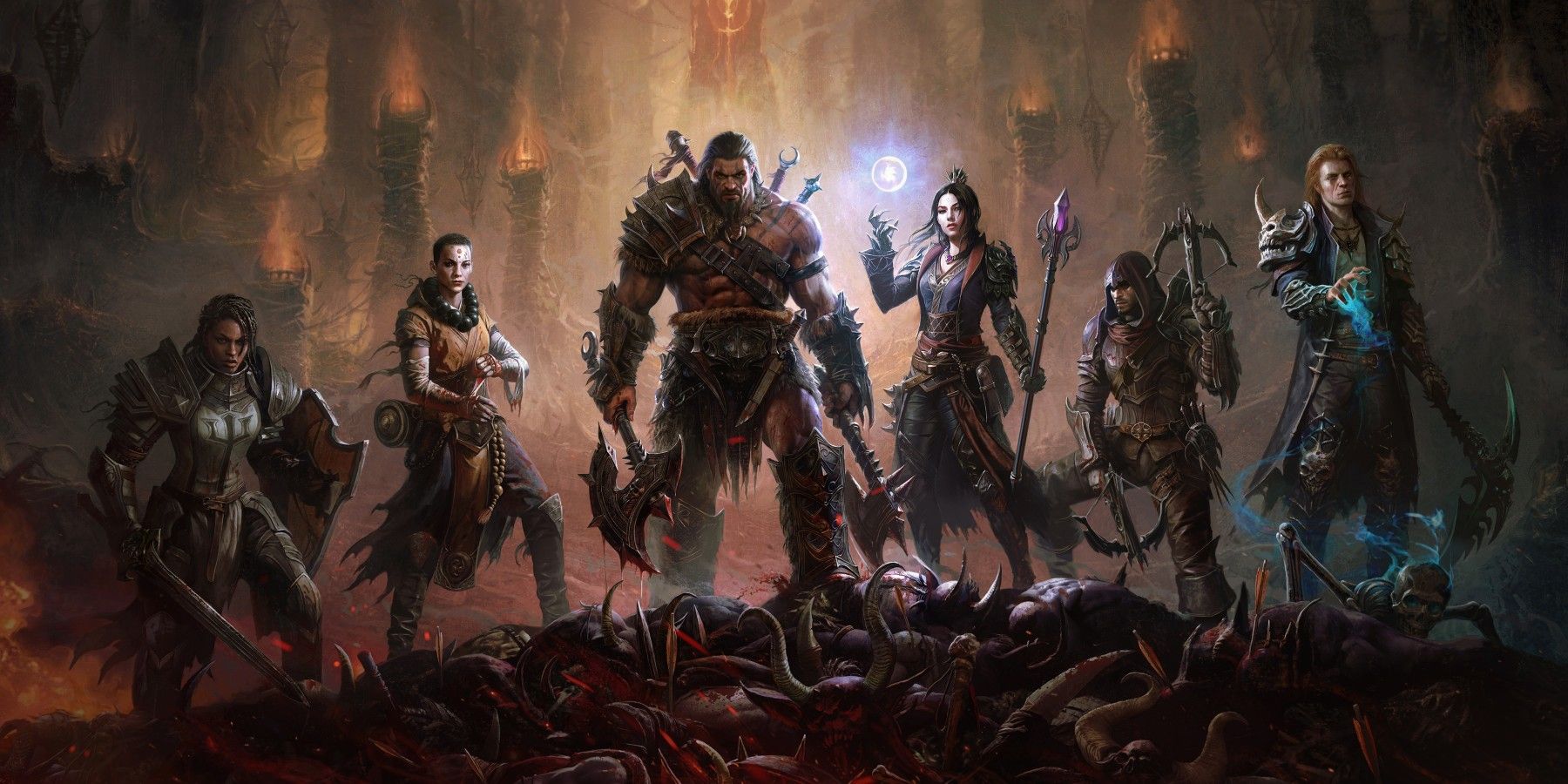 Diablo Immortal Classes Artwork