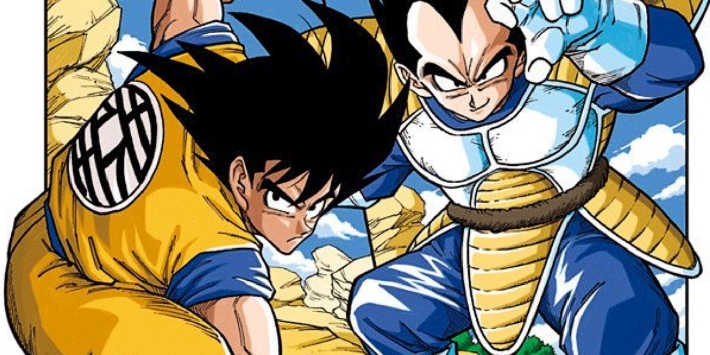 Art of Goku and Vegeta by Toriko creator Mitsutoshi Shimabukuro