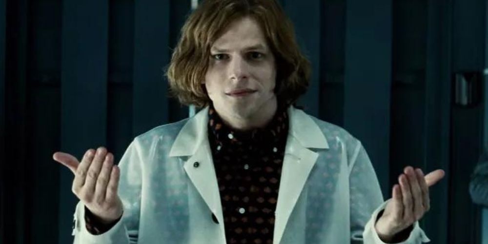 Jesse Eisenberg as Lex Luther in the DCEU's Superman 