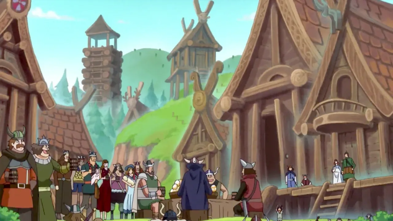 Elbaf Village of the Giants from One Piece.