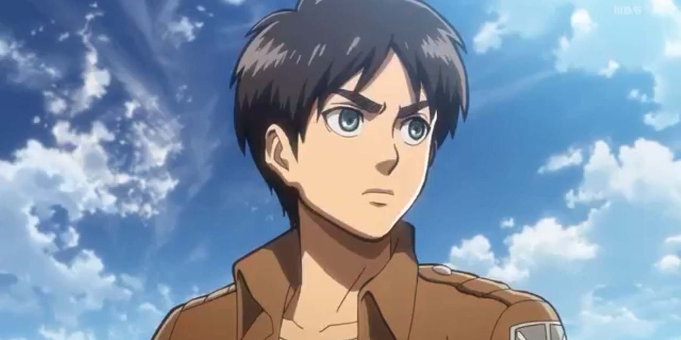 Eren Yeager staring off into the distance in Attack on Titan.