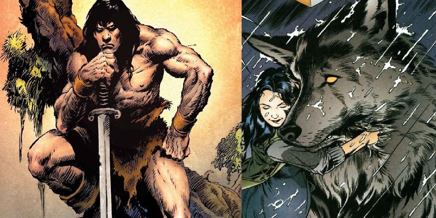 Fantasy Comics including Marvel's Conan and DC's Fables