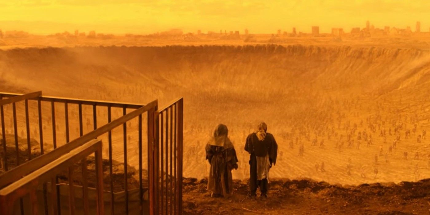 Fear the Walking Dead characters looking at a radiation wasteland