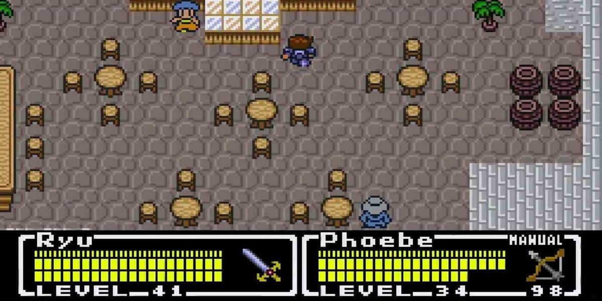 Captura de tela do jogo Final Fantasy Mystic Quest
