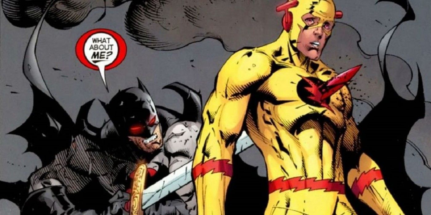 Flashpoint Reverse Flash killed by Batman