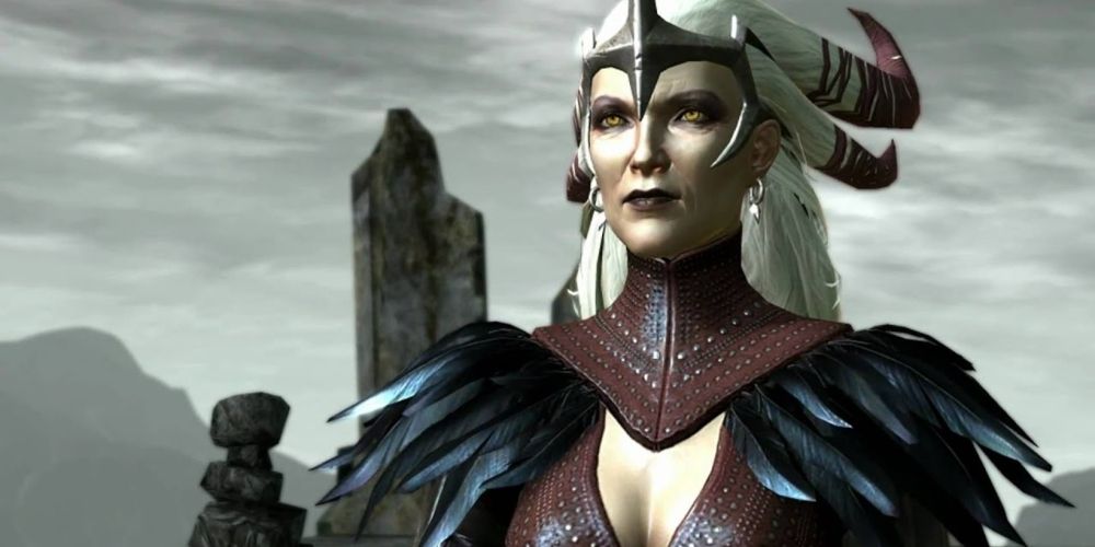 Flemeth, the mother of Morrigan, as she appears in Dragon Age 2