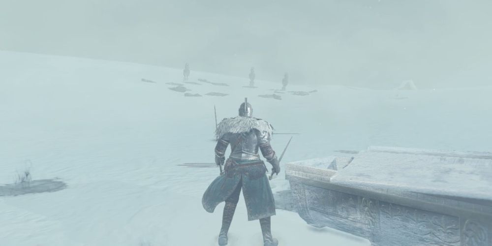 The bonus area Frigid Outskirts from Crown of the Ivory King DLC Dark Souls II
