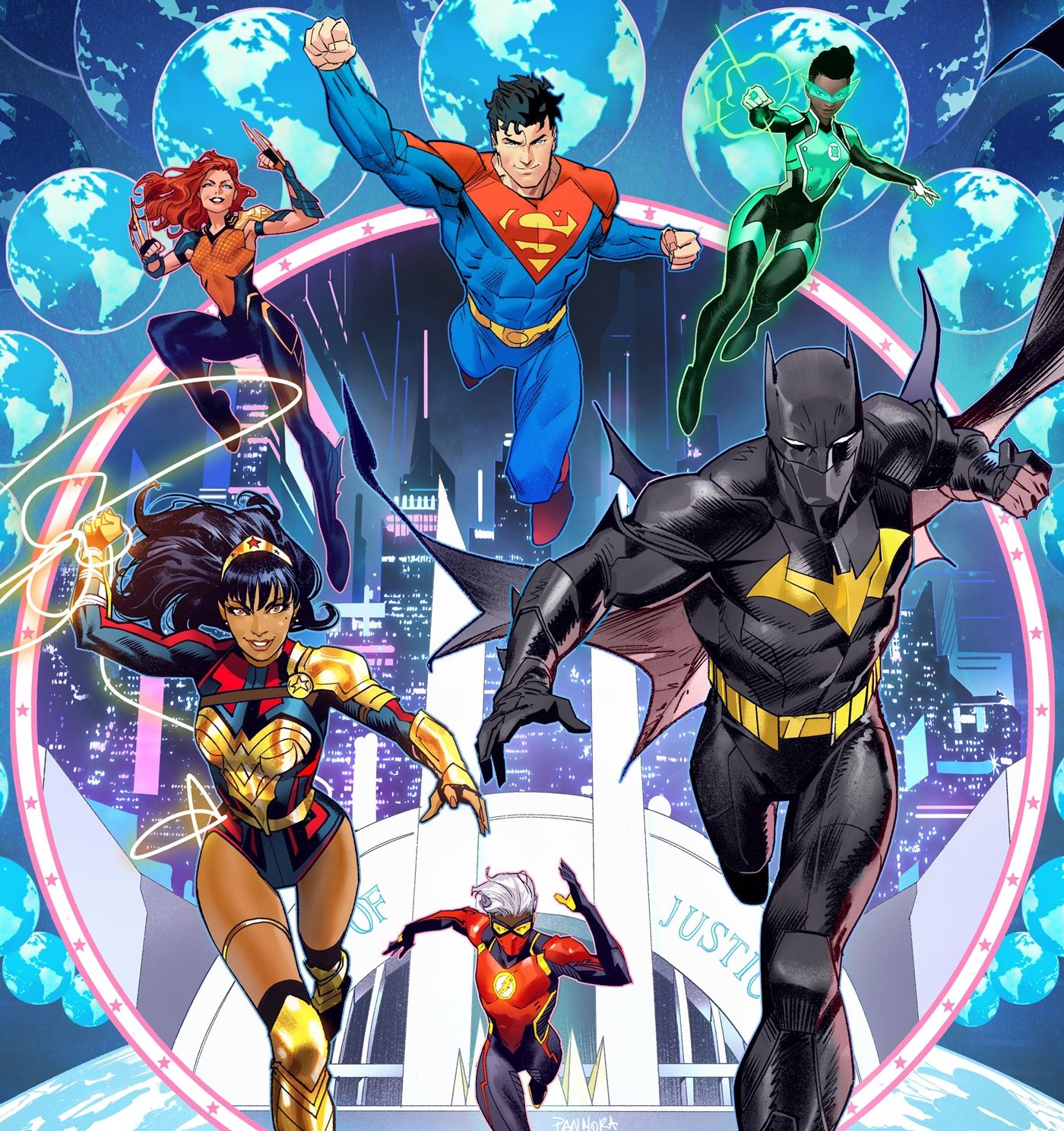 Future State Justice League full team unstretched