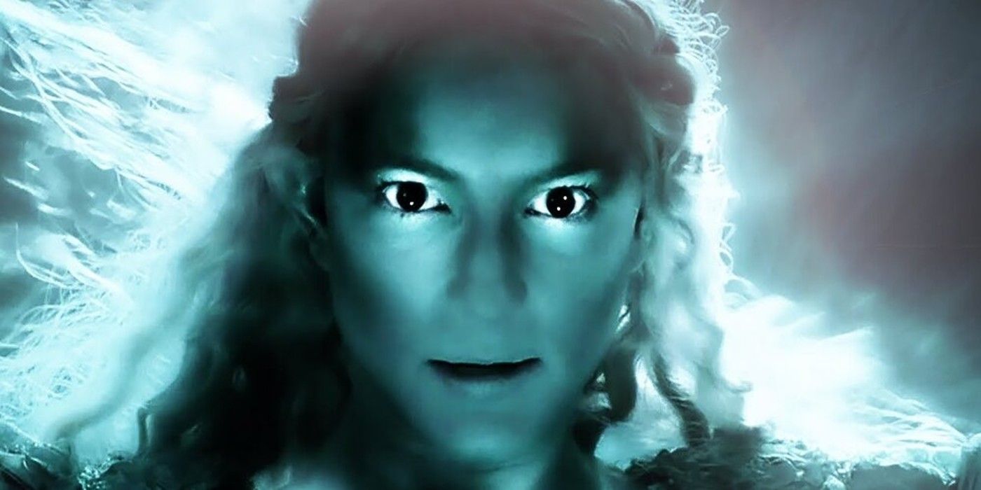Galadriel in her dark form in Peter Jackson's The Fellowship of the Ring