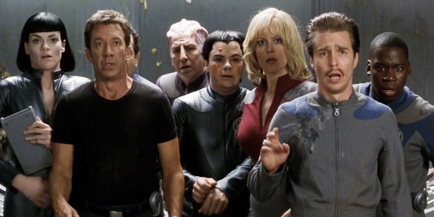 The Thermians in Galaxy Quest looking shocked at something.