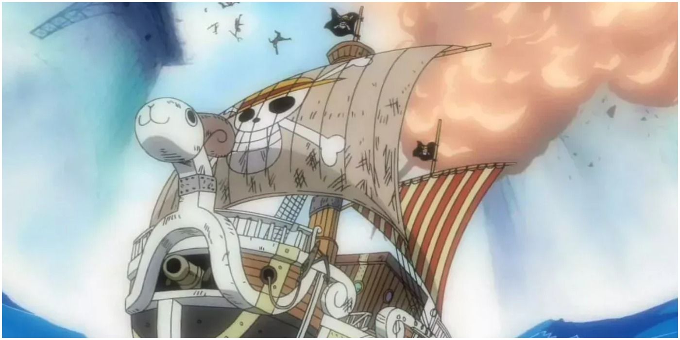 One Piece' Set Photos Reveal A Completed Red Force & Going Merry