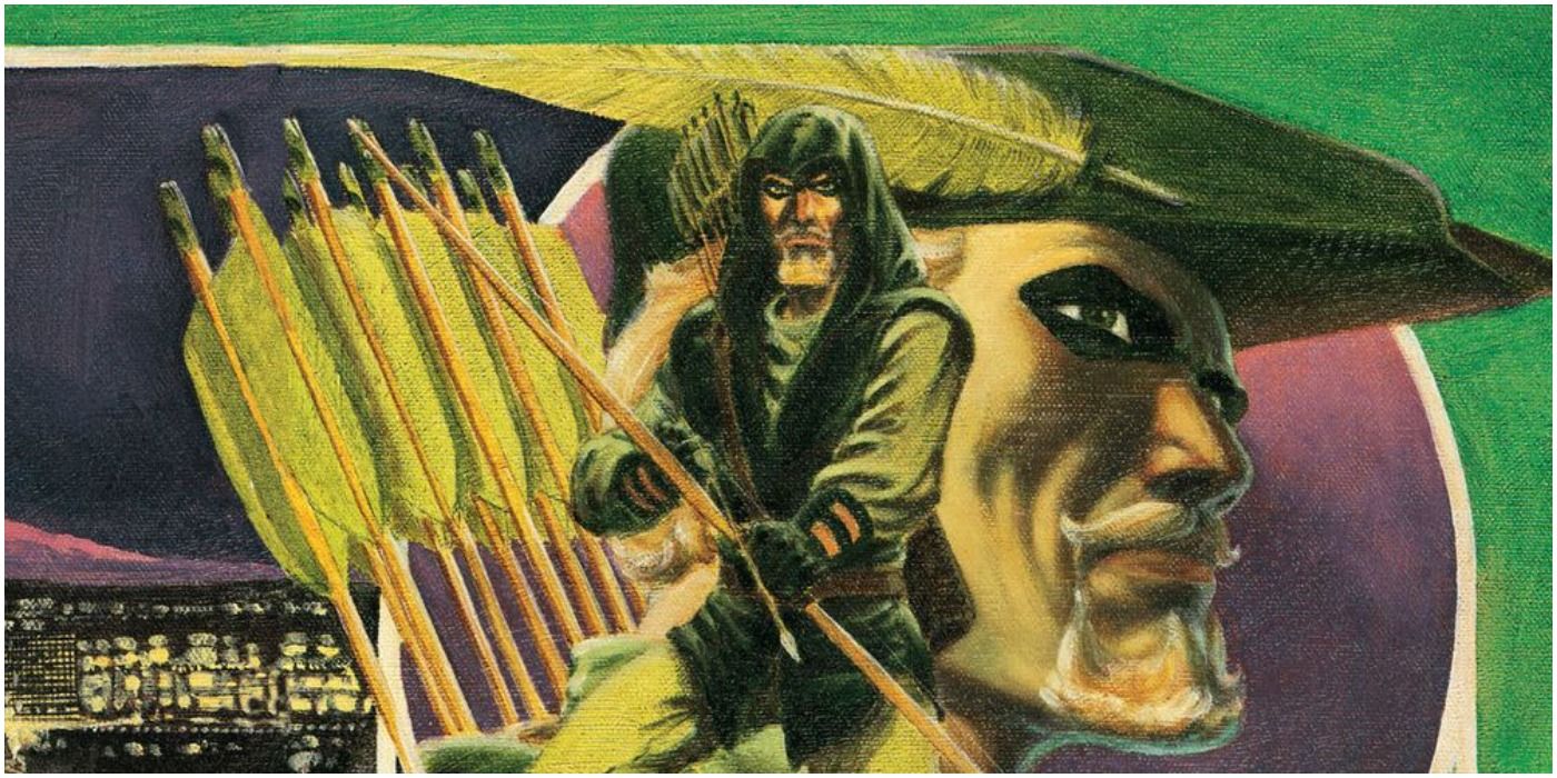 The cover for Mike Grell's Green Arrow: The Longbow Hunters in DC Comics