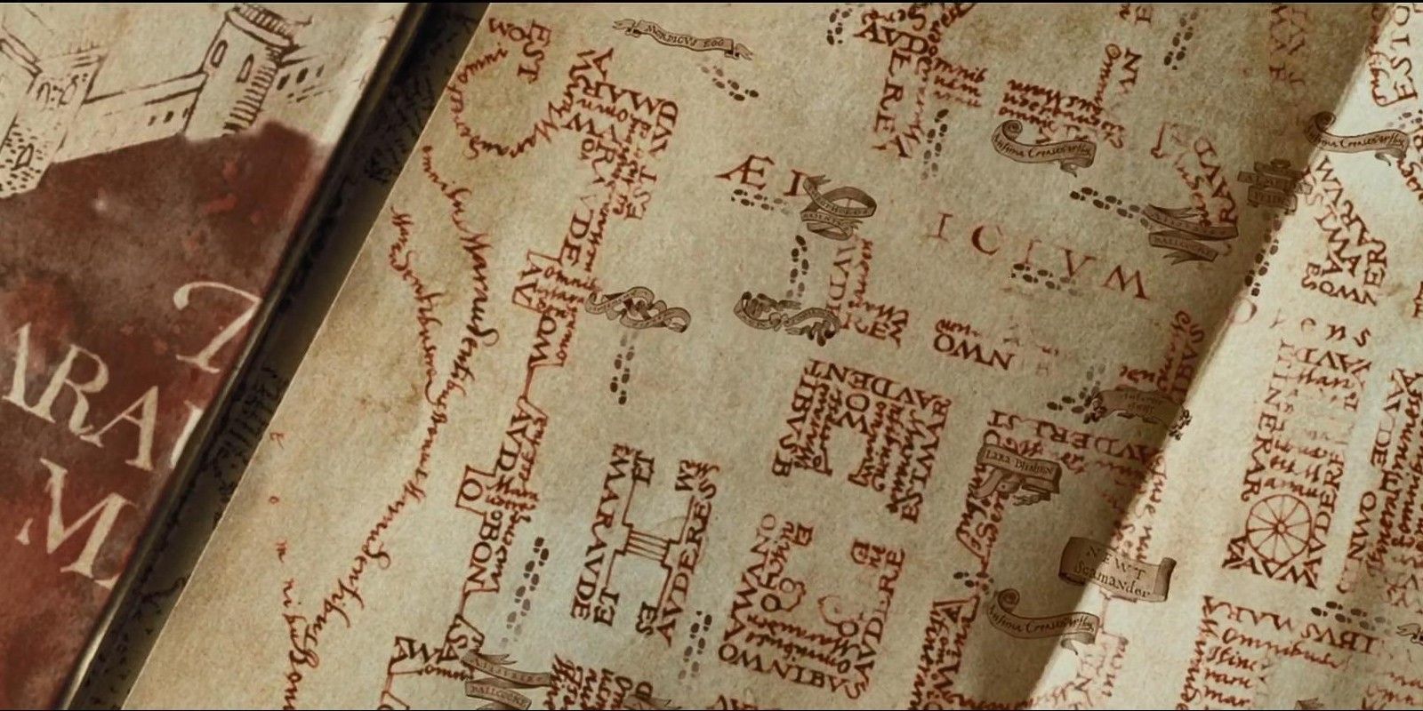 Harry Potter Prisoner of Azkaban Mauraders Map Newt Scamander