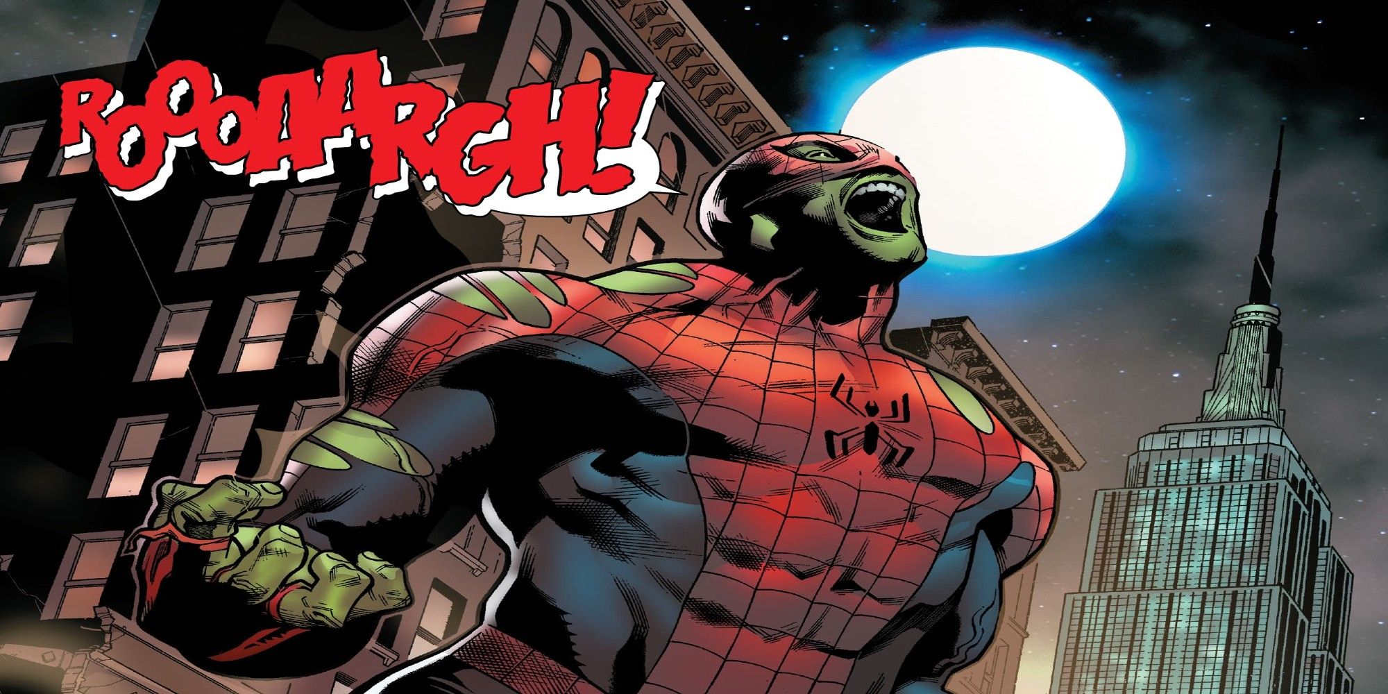 Spider-Man transforms into the Immortal Hulk - Marvel Comics